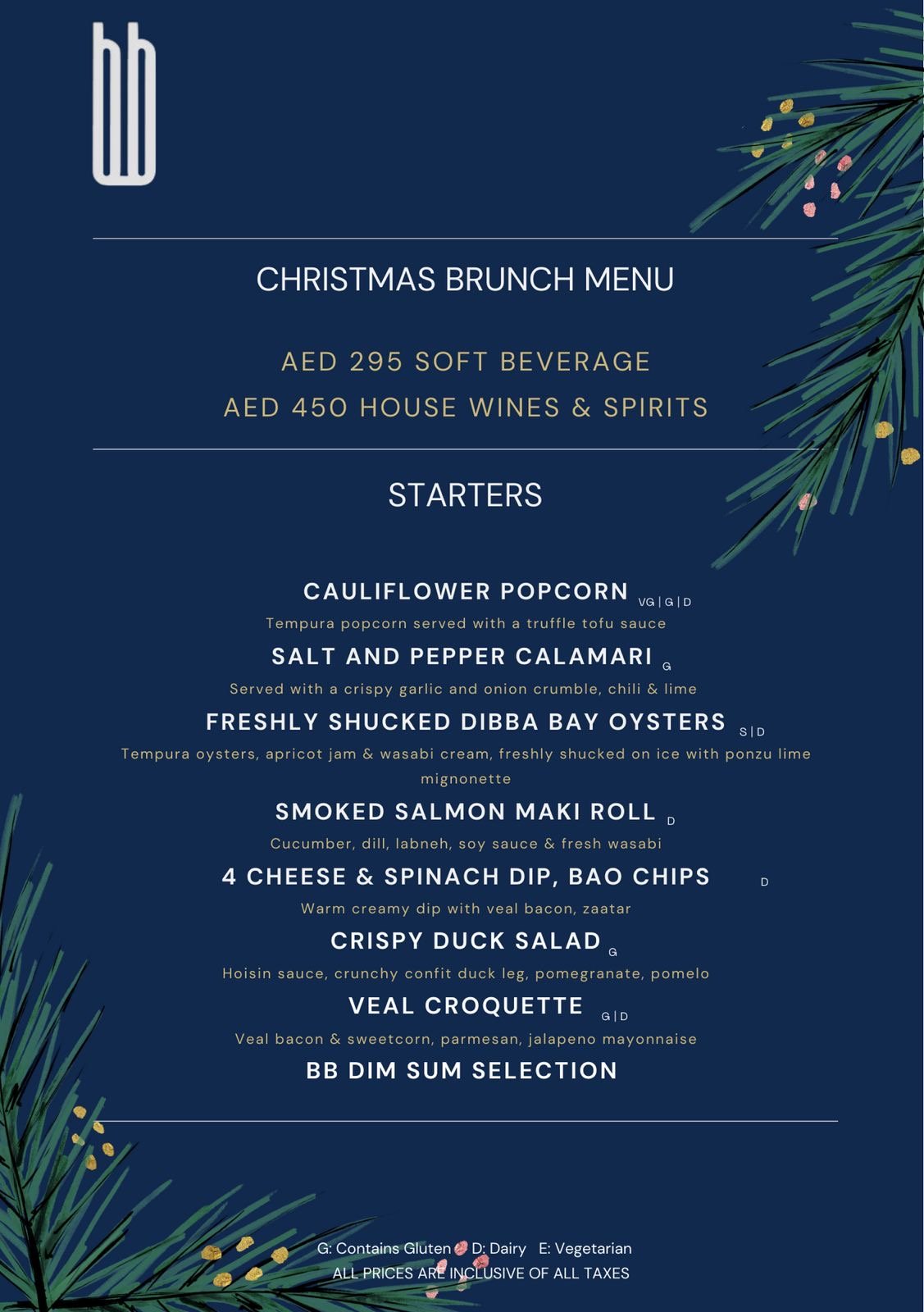Christmas Day Brunch